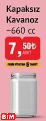 PAŞABAHÇE KAPAKSIZ KAVANOZ